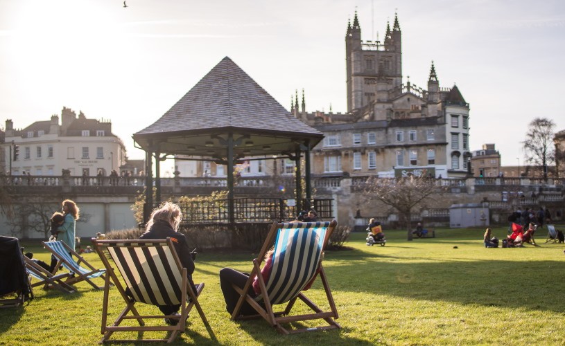 Parade Gardens in Bath